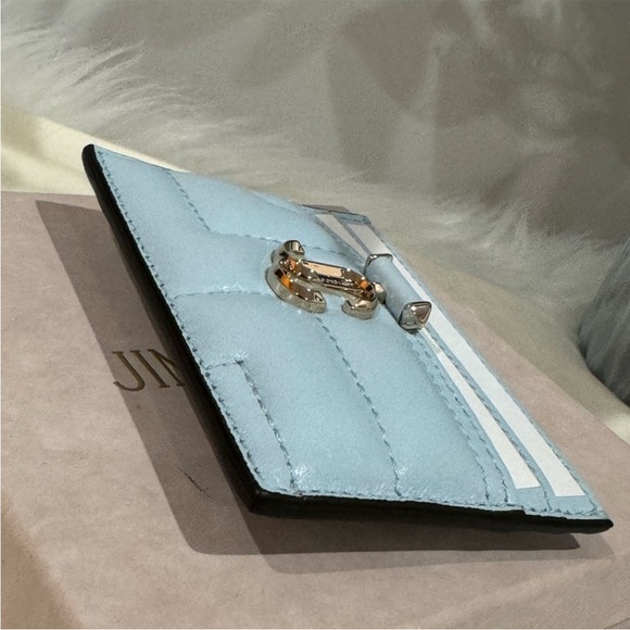 BUNDLE OF 2 - Jimmy Choo Card Holder & Bag Charm Key Chain - Picture 12 of 15